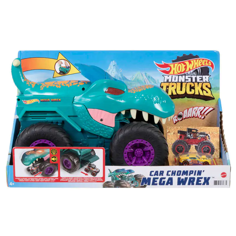 Hot Wheels Monster Trucks Car Chompin Mega Wrex Produktfoto