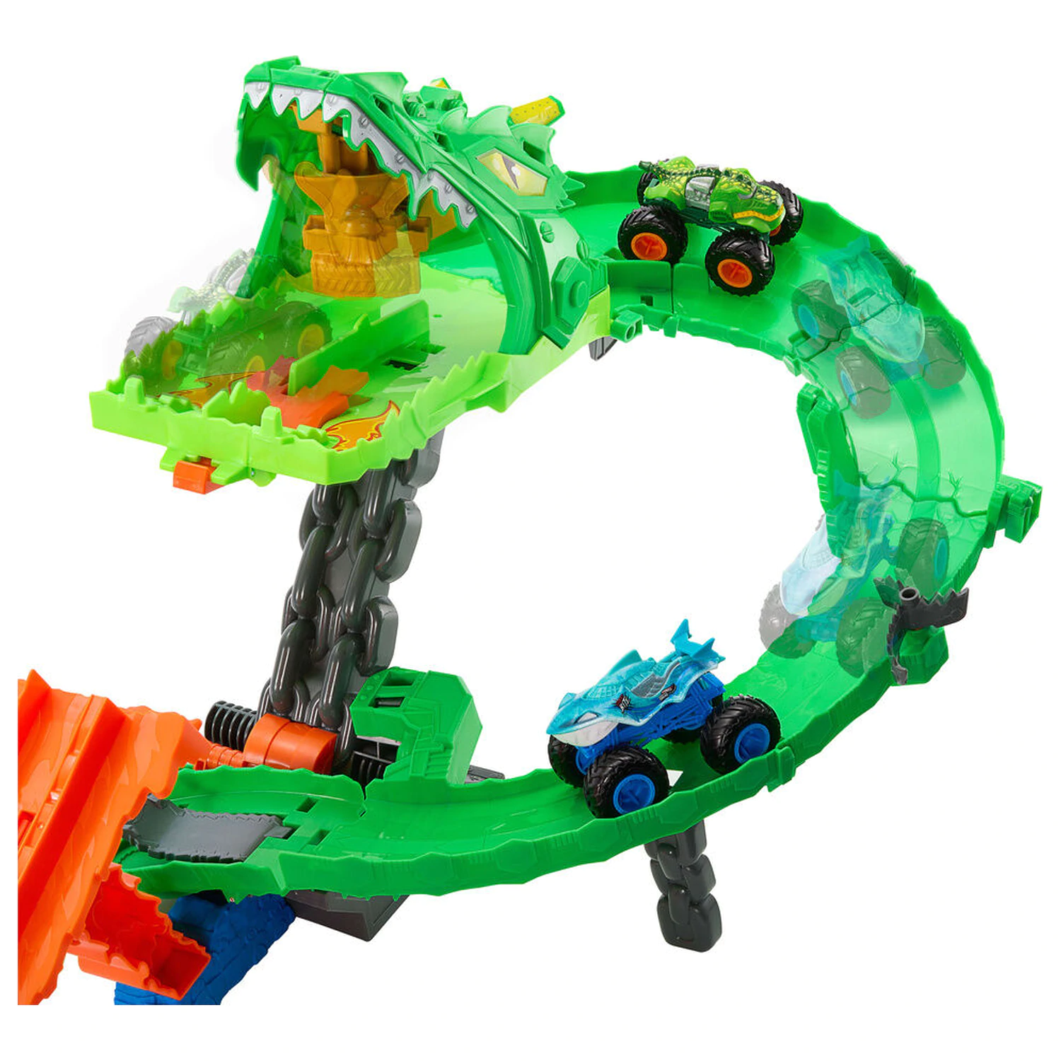 Hot Wheels Monster Trucks Drachen Zerstörung Produktfoto