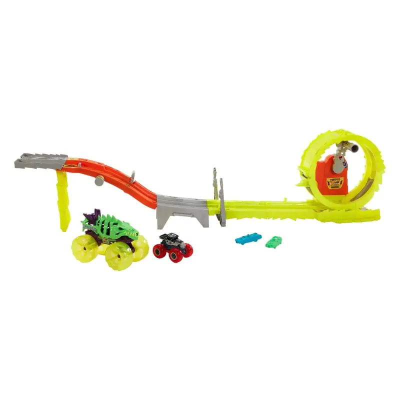 Hot Wheels Monster Trucks Race &amp; Chase Challenge Produktfoto