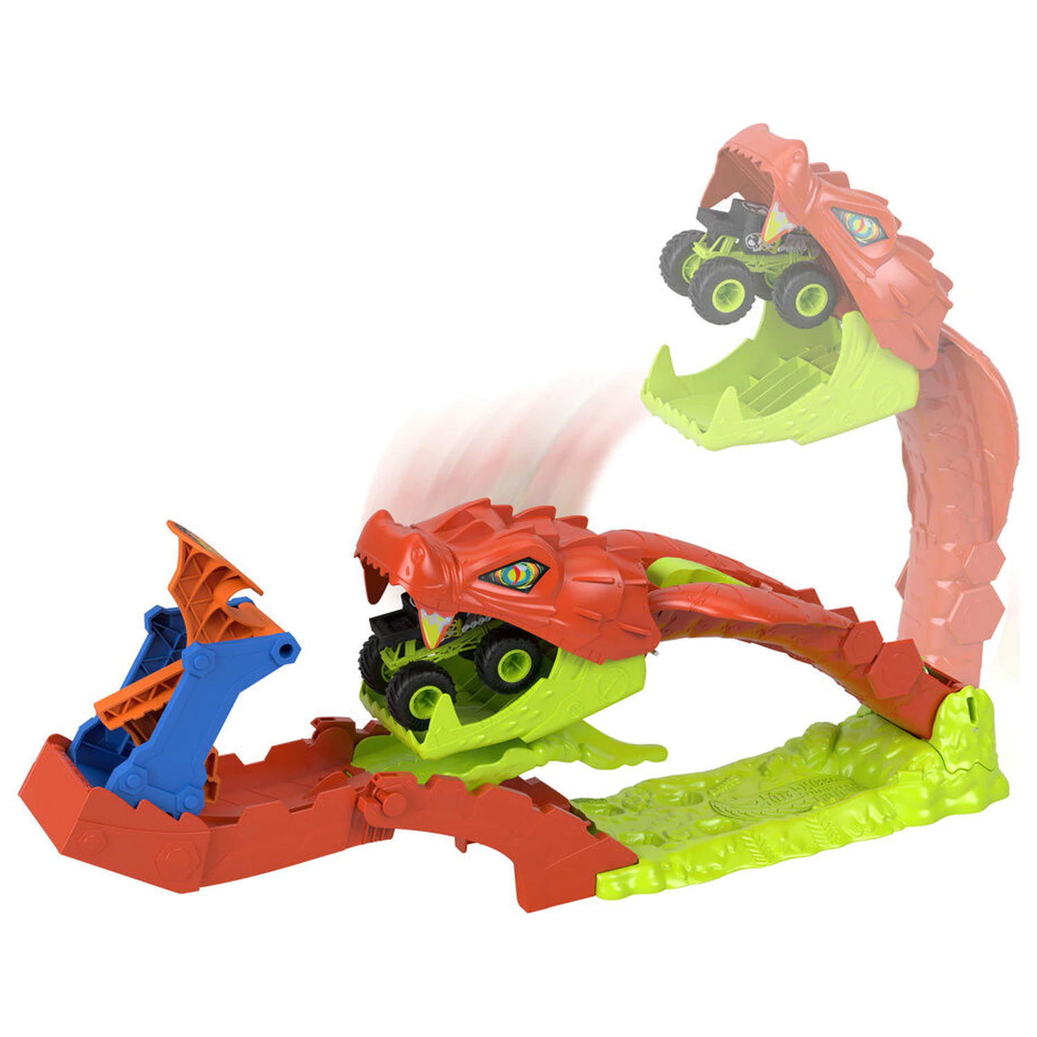 Hot Wheels Monster Trucks Snake Bite Spielset Produktfoto