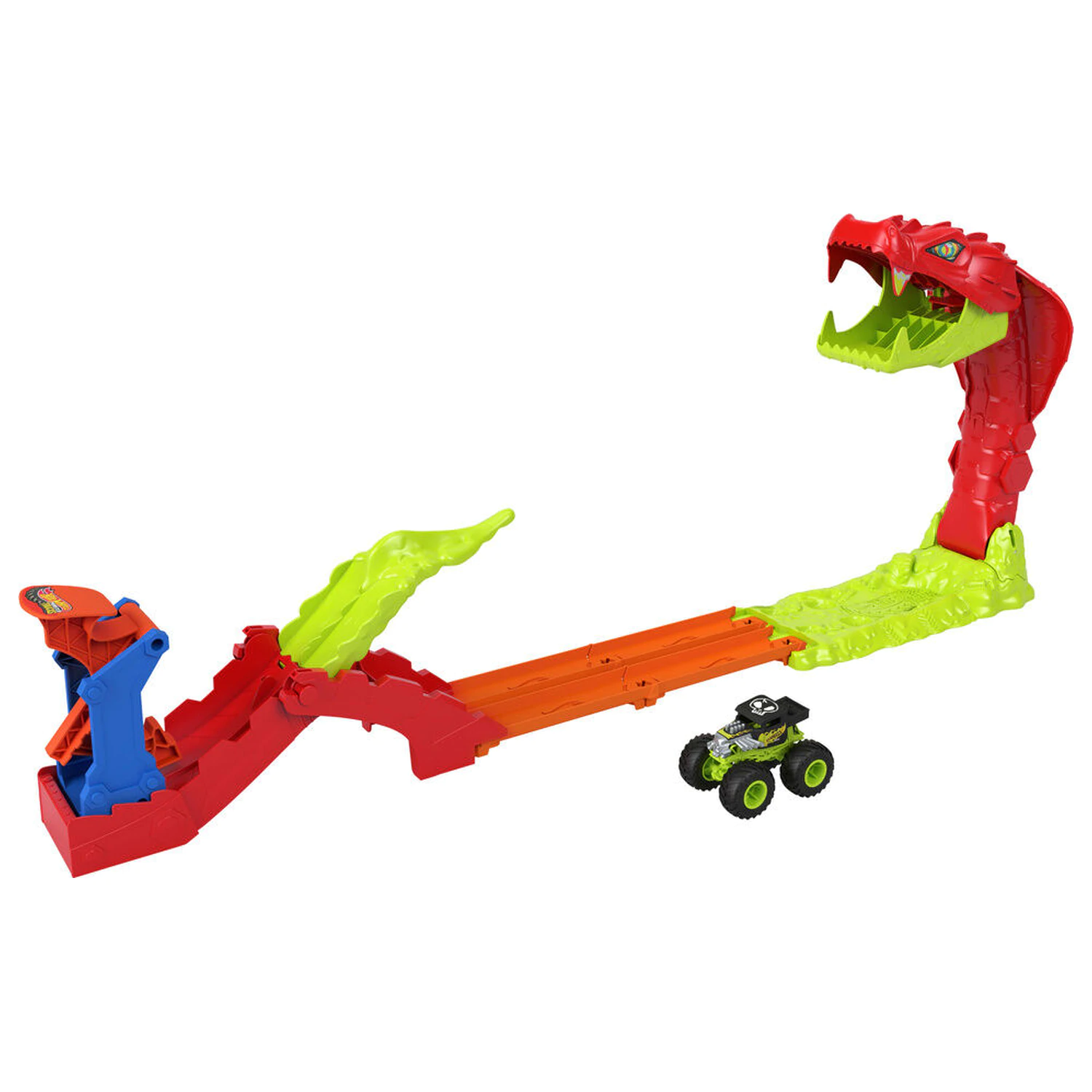 Hot Wheels Monster Trucks Snake Bite Spielset Produktfoto
