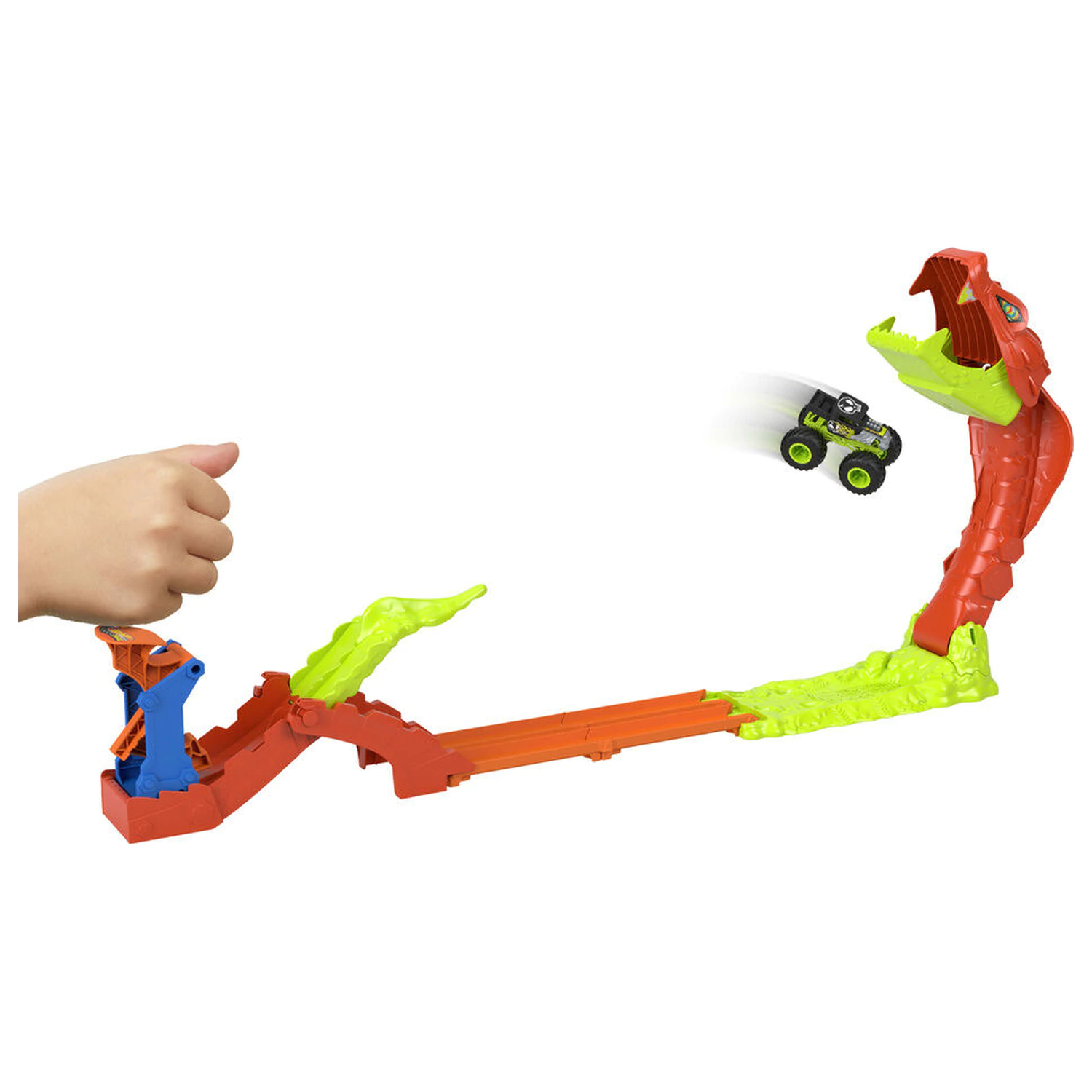 Hot Wheels Monster Trucks Snake Bite Spielset Produktfoto