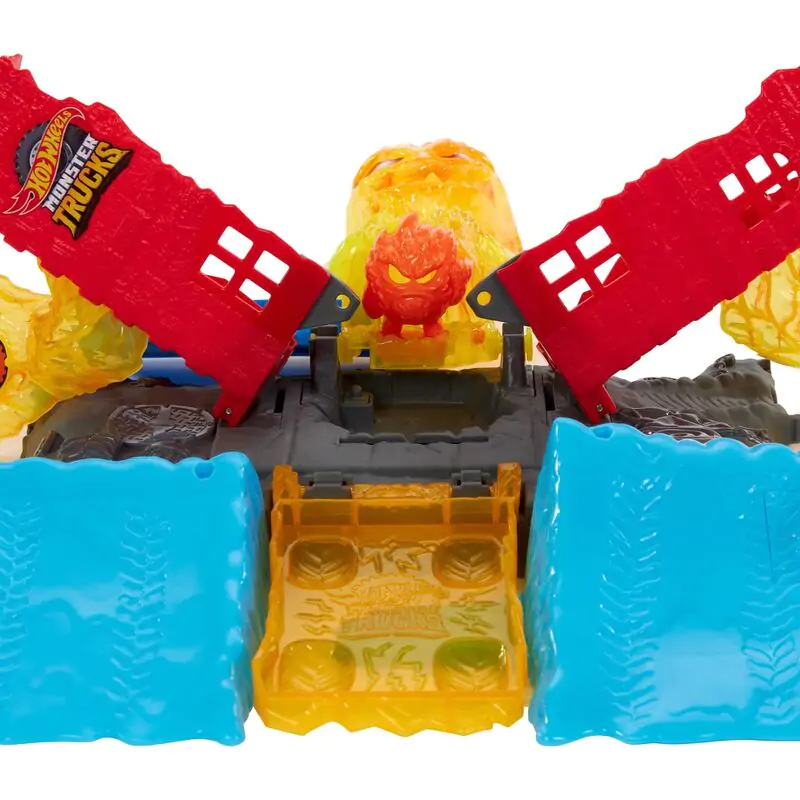 Hot Wheels Monster Trucks Torch Tower Takedown Produktfoto