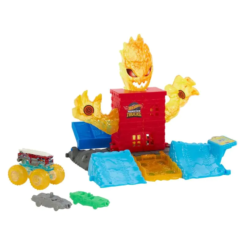 Hot Wheels Monster Trucks Torch Tower Takedown Produktfoto