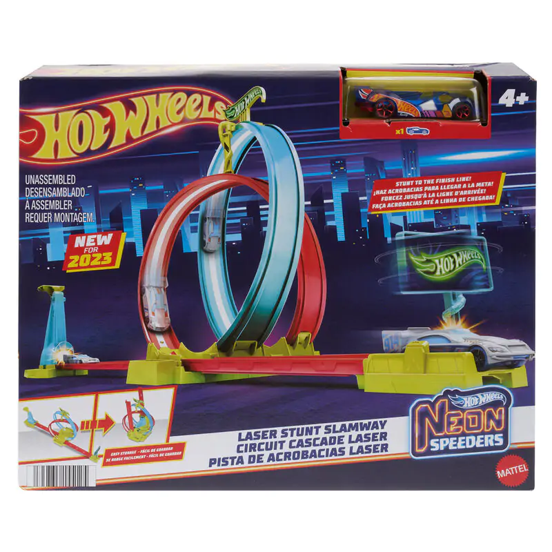 Hot Wheels Neon Speeders Laser Stunt Slamway Produktfoto