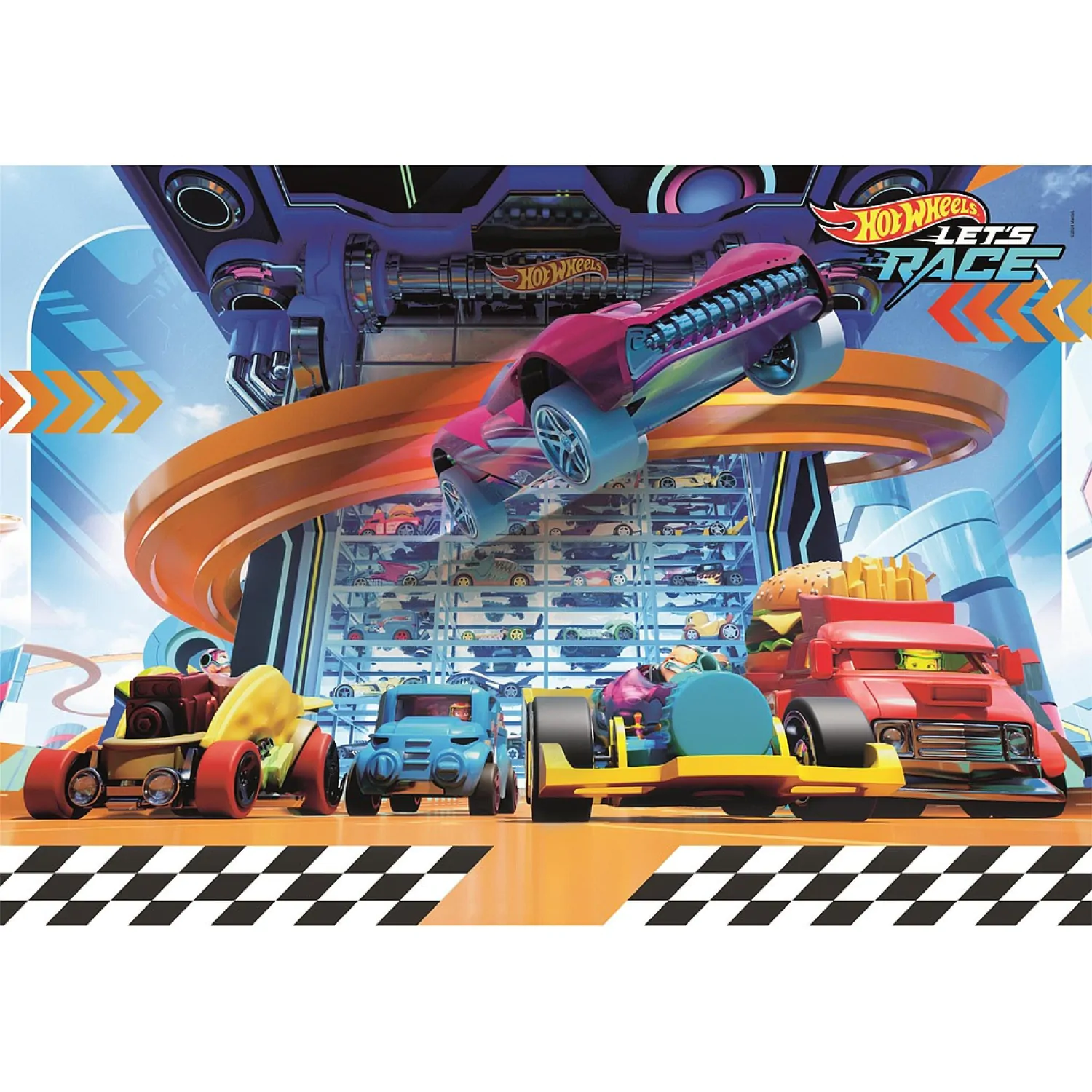 Hot Wheels Puzzle 104St Produktfoto