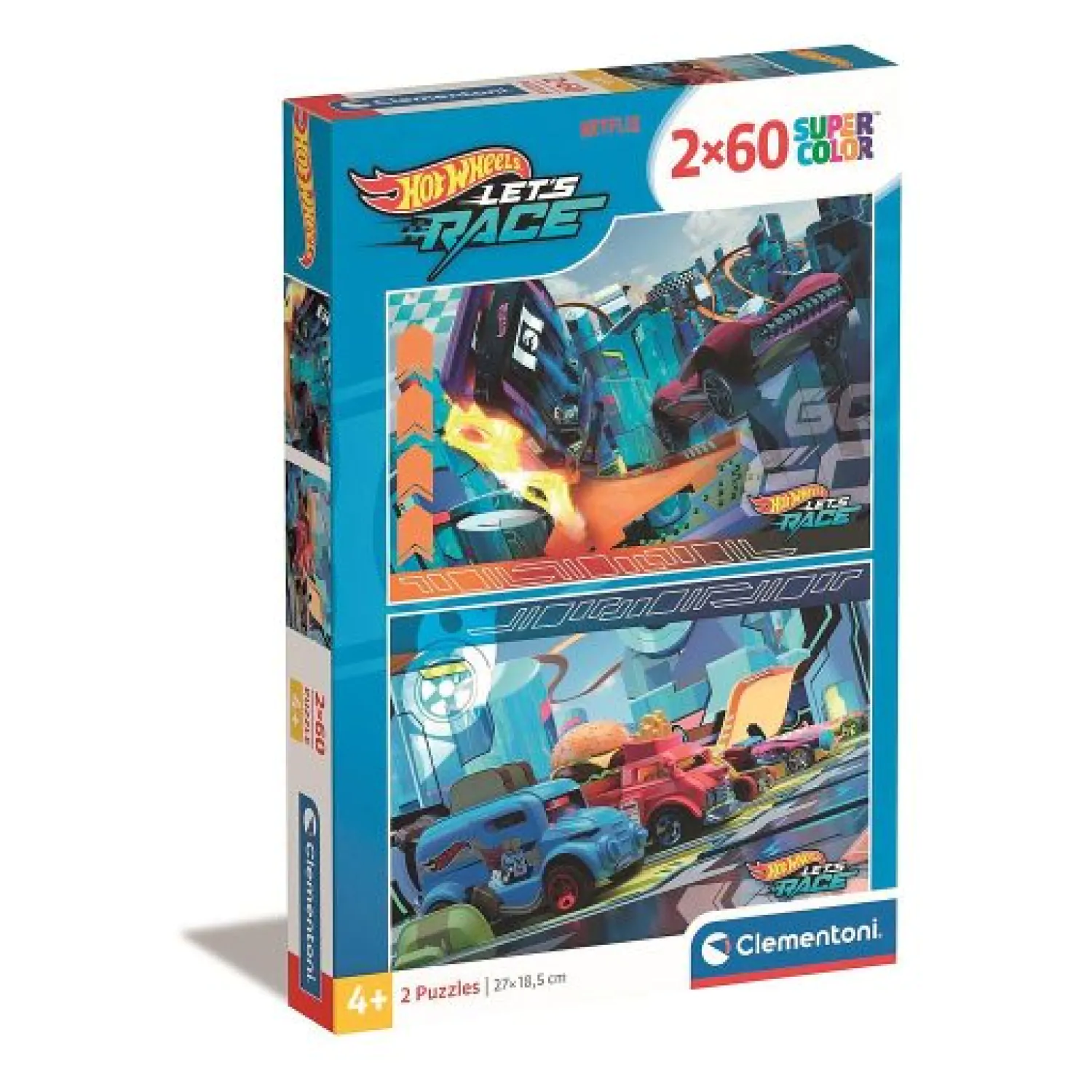 Hot Wheels Puzzle 2x60St Produktfoto