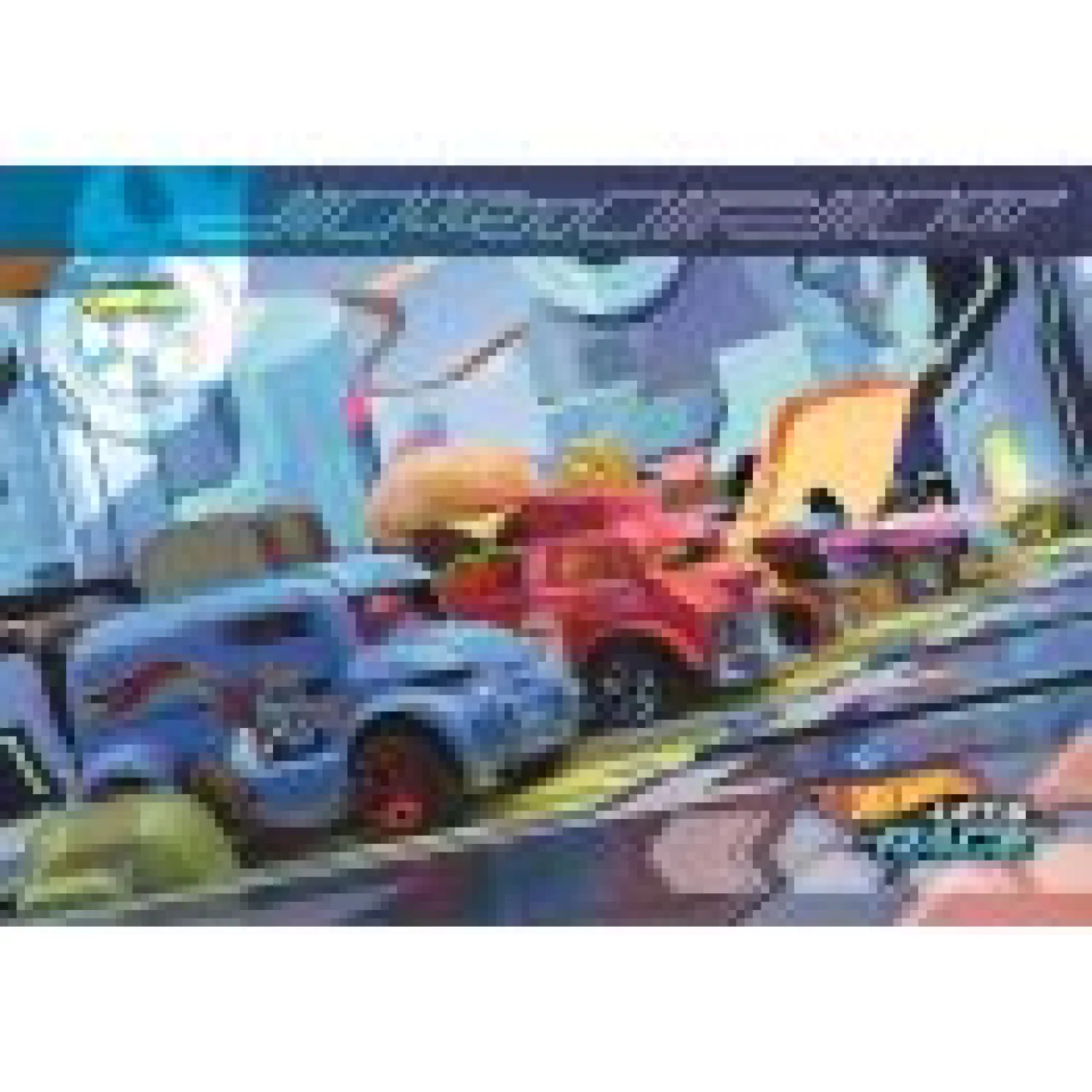 Hot Wheels Puzzle 2x60St Produktfoto