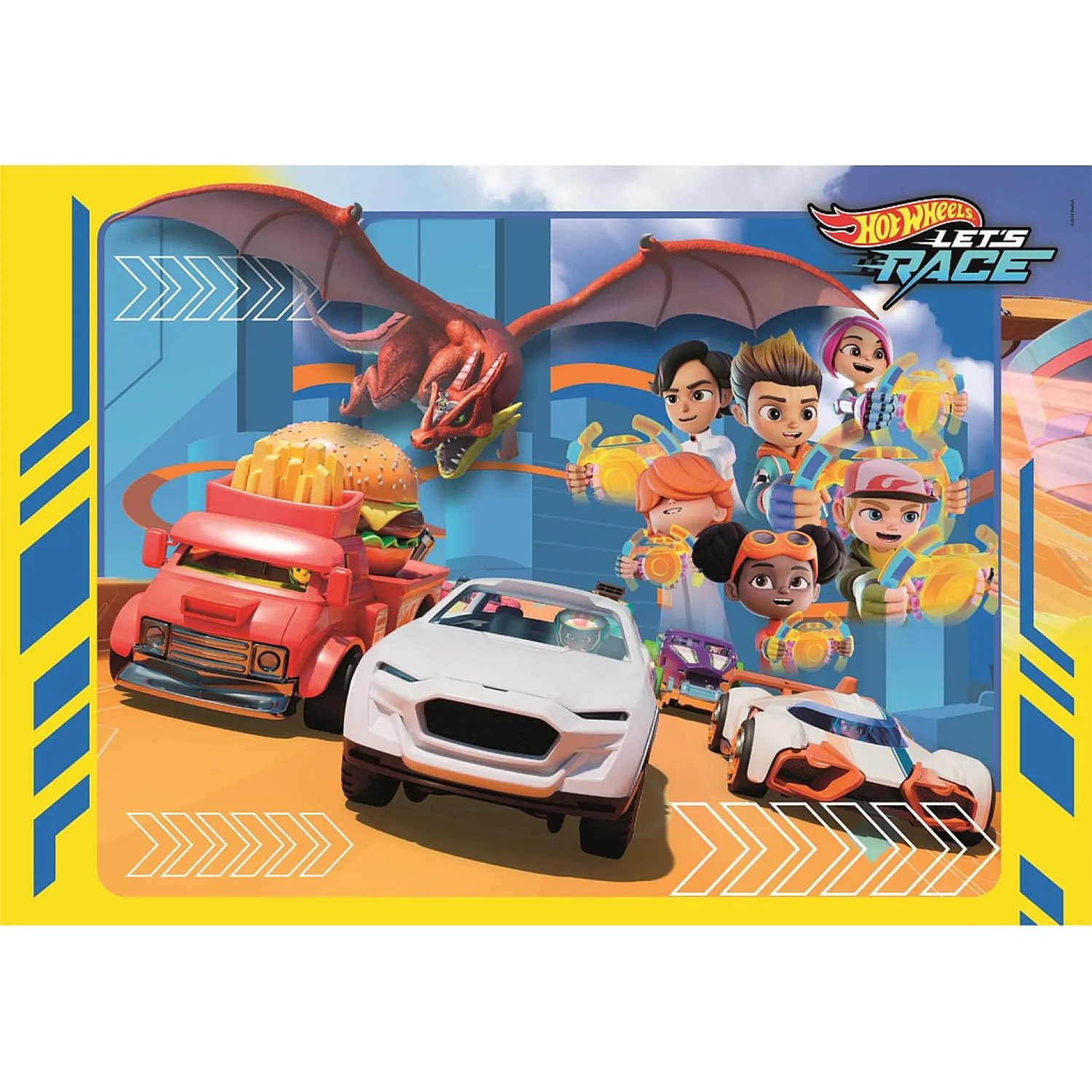 Hot Wheels Puzzle 30St Produktfoto