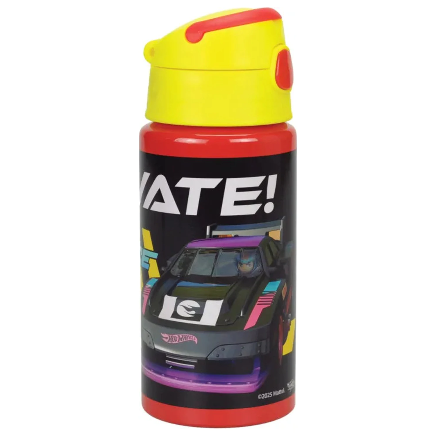 Hot Wheels Race Aluminium Trinkflasche mit Henkel 500 ml Produktfoto