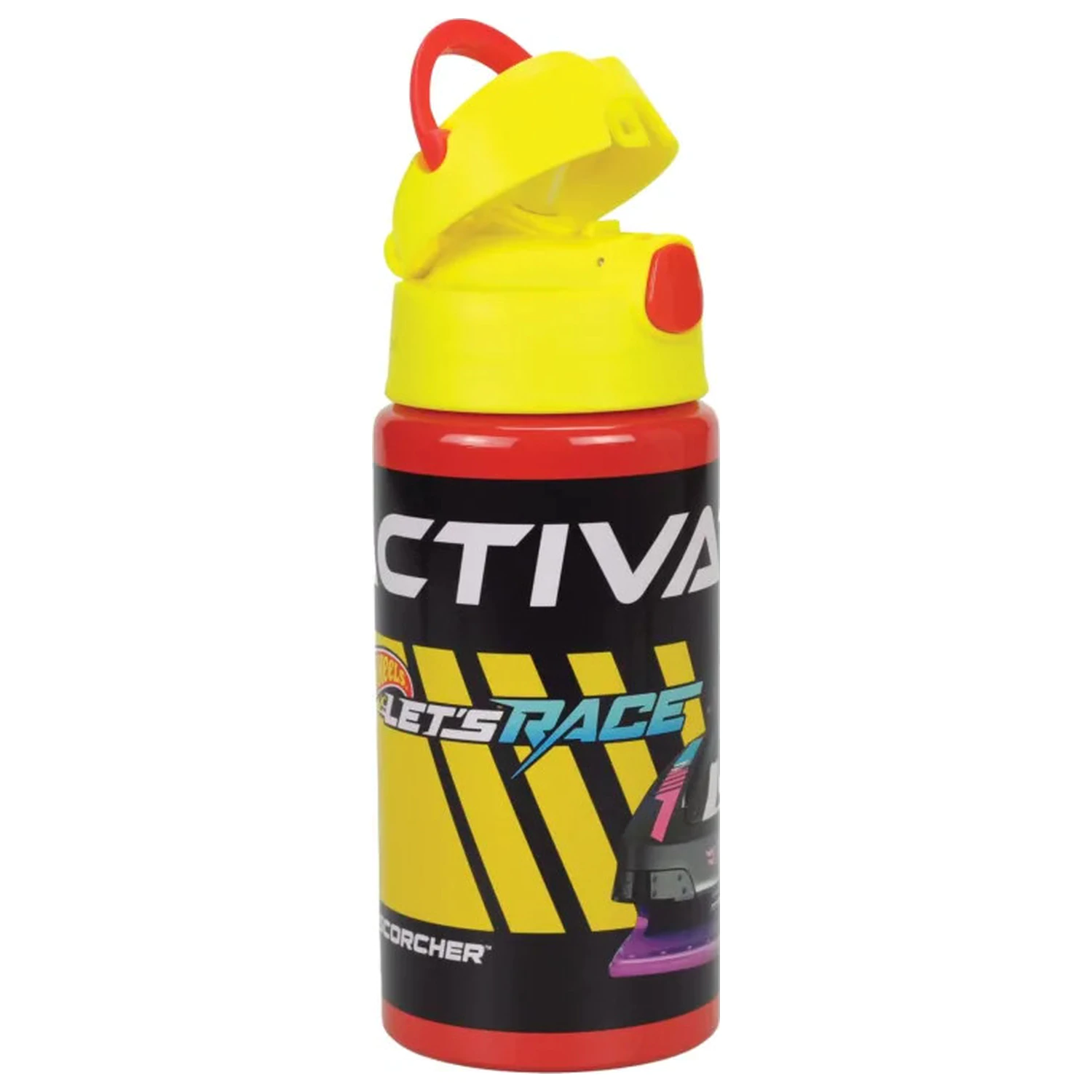 Hot Wheels Race Aluminium Trinkflasche mit Henkel 500 ml Produktfoto