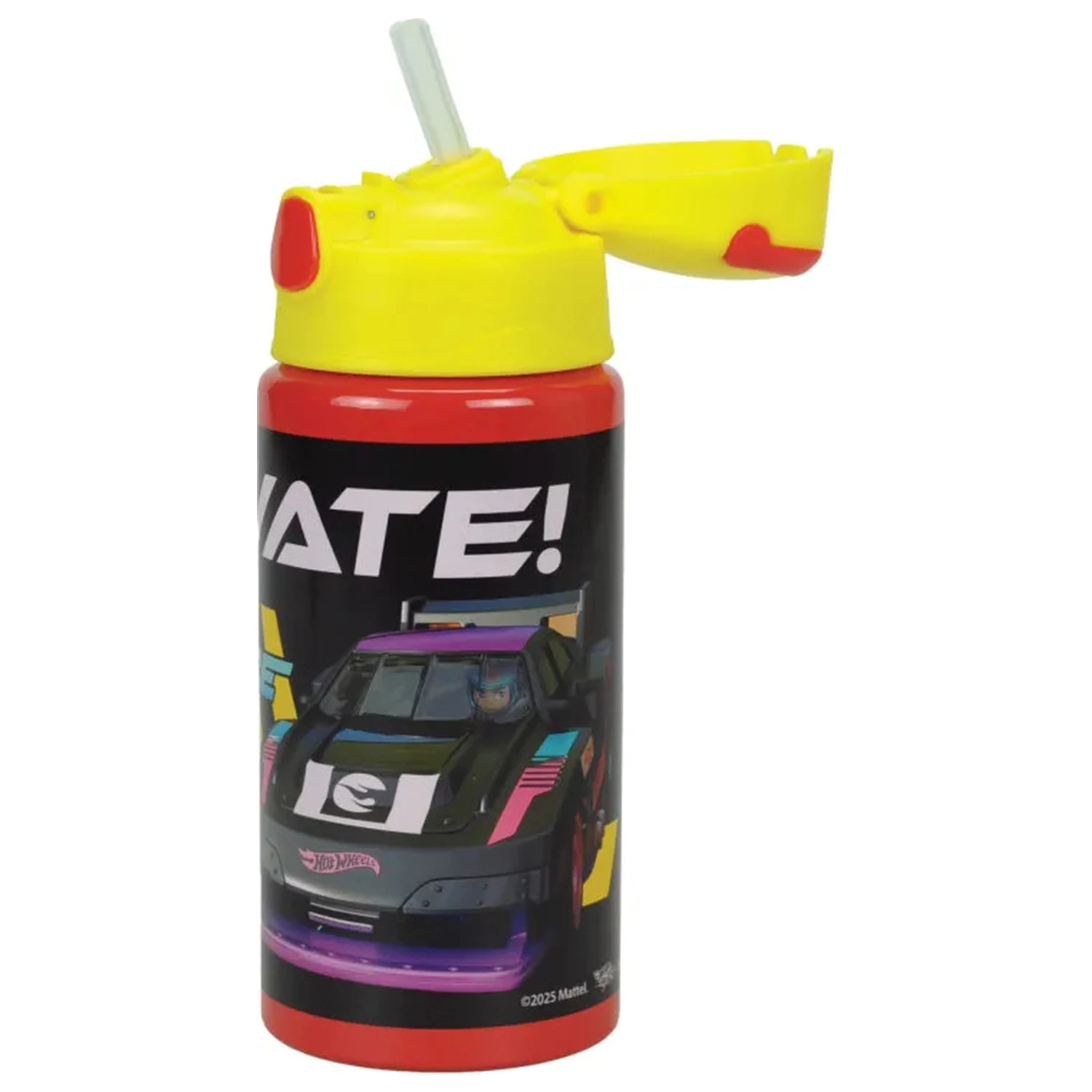 Hot Wheels Race Aluminium Trinkflasche mit Henkel 500 ml Produktfoto
