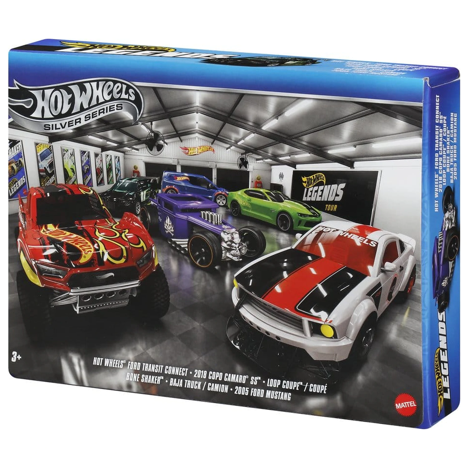Hot Wheels Silver Series Die-Cast Fahrzeug 6-er Pack 1/64 Legends Produktfoto