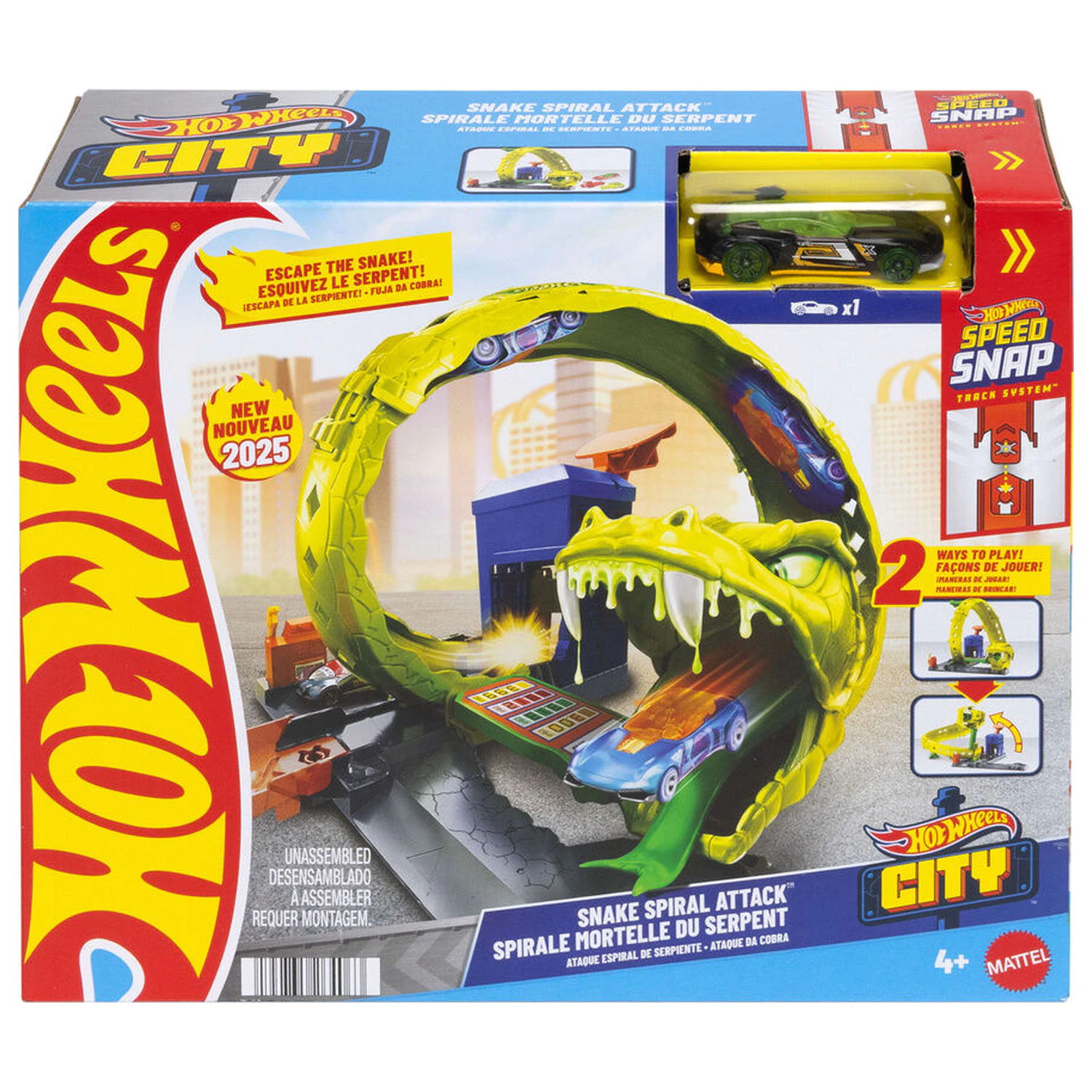 Hot Wheels Snake Spiral Attack Produktfoto