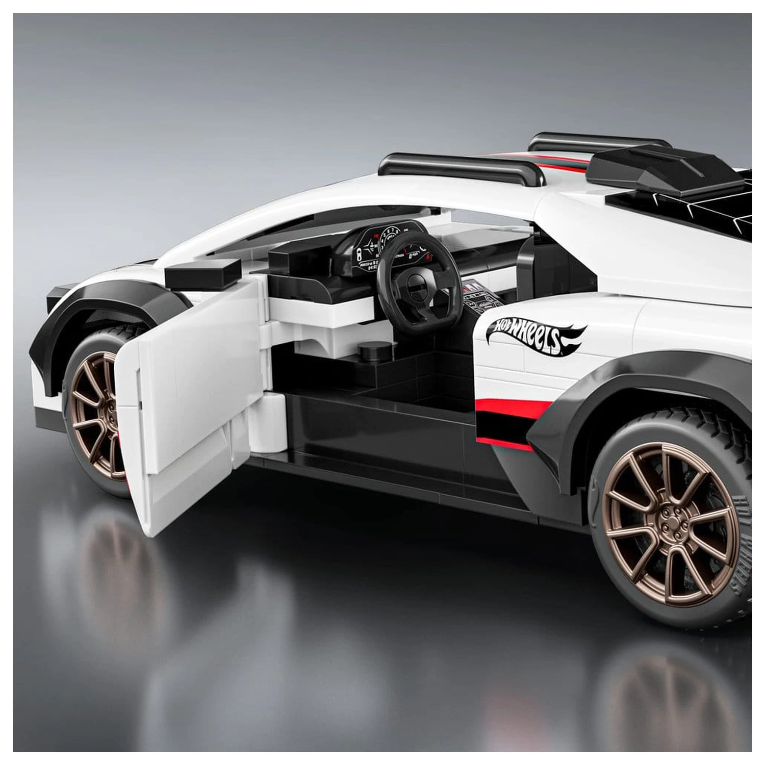 Hot Wheels Speed Mattel Brick Shop Bausatz 1/32 Lamborghini Huracán Sterrato Produktfoto