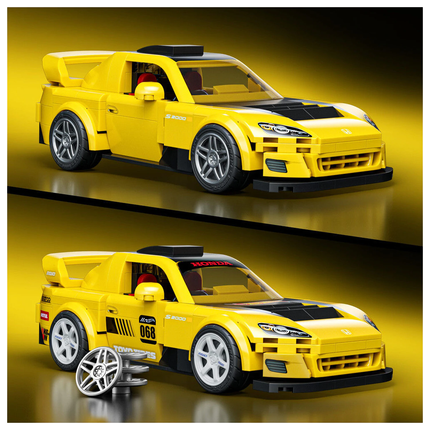 Hot Wheels Speed Series Mattel Brick Shop Bausatz 1/32 '07 Honda S2000 Produktfoto