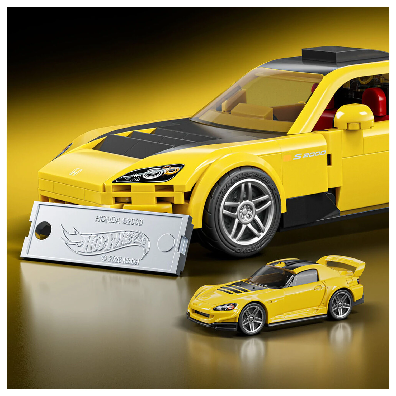 Hot Wheels Speed Series Mattel Brick Shop Bausatz 1/32 '07 Honda S2000 Produktfoto