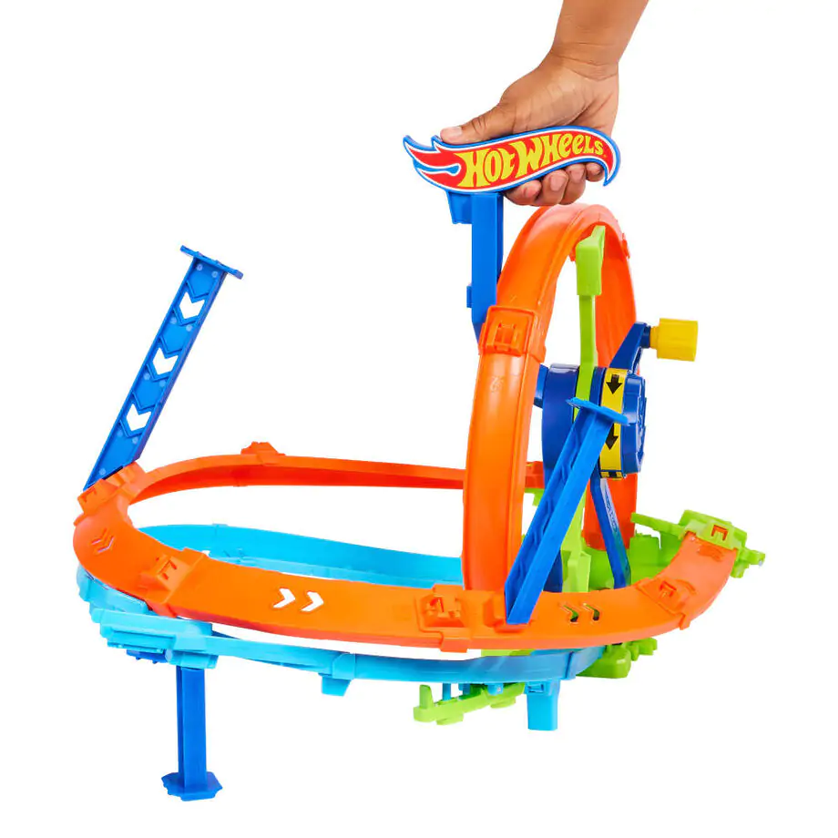 Hot Wheels Stunt Tracks Rapid Launch & Loop Spielset Produktfoto