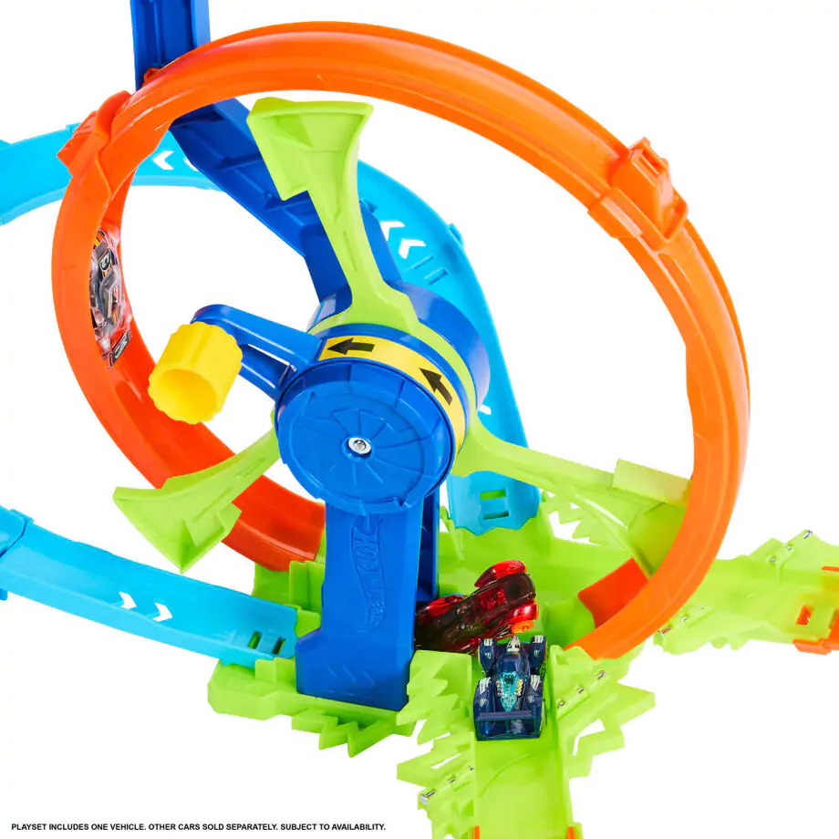 Hot Wheels Stunt Tracks Rapid Launch & Loop Spielset Produktfoto