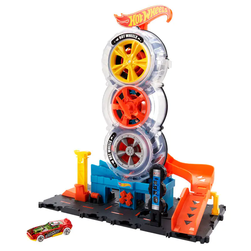 Hot Wheels Super Twist Tire Shop Produktfoto