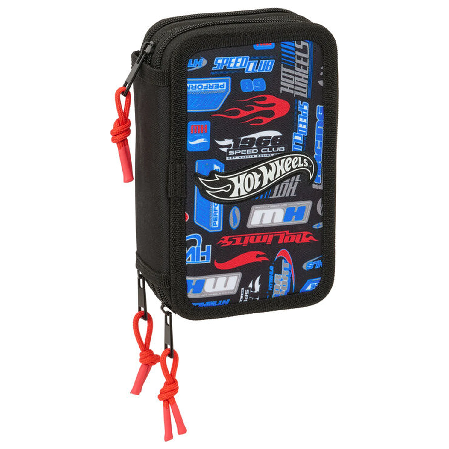 Hot Wheels dreifach Federmäppchen 37 Teile Produktfoto