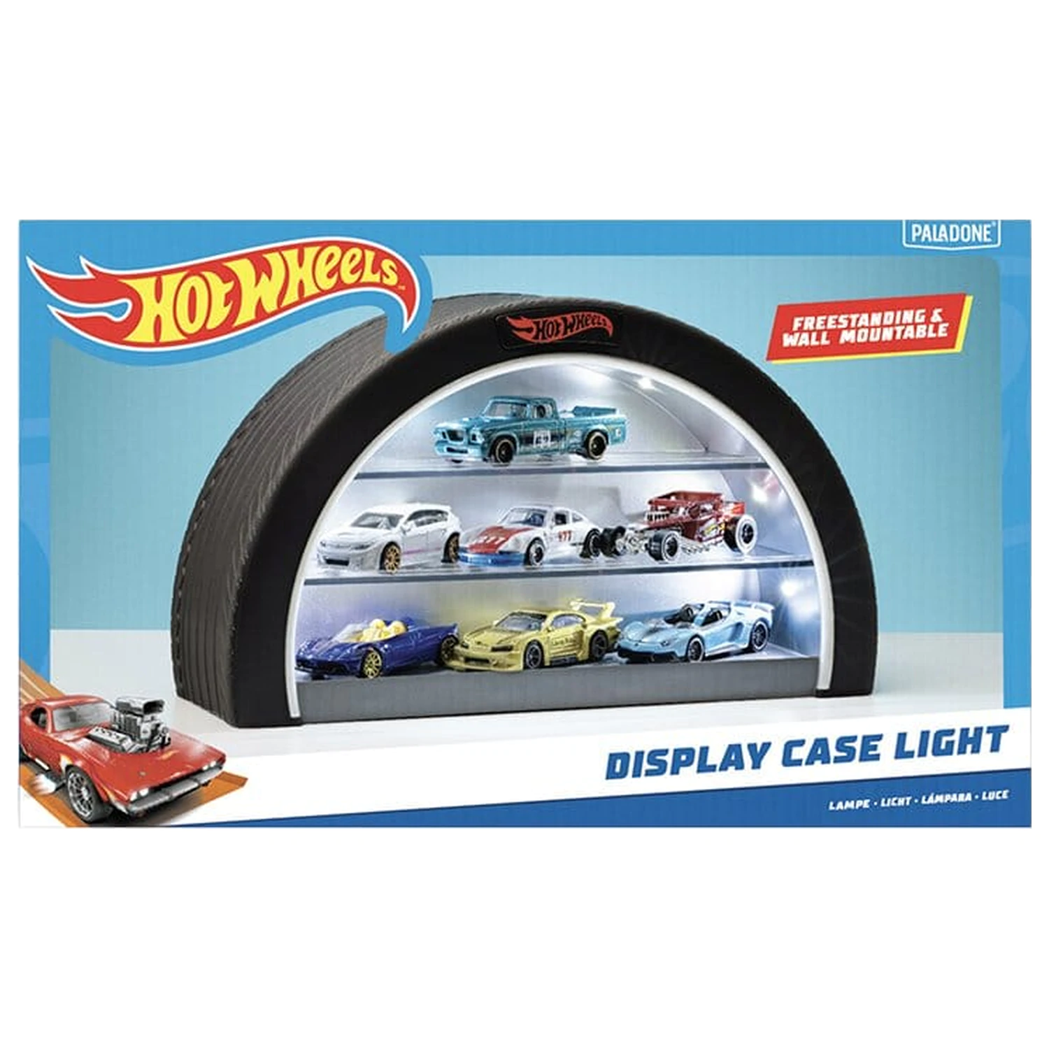Hot Wheels Reifen Schaukasten Licht Produktfoto