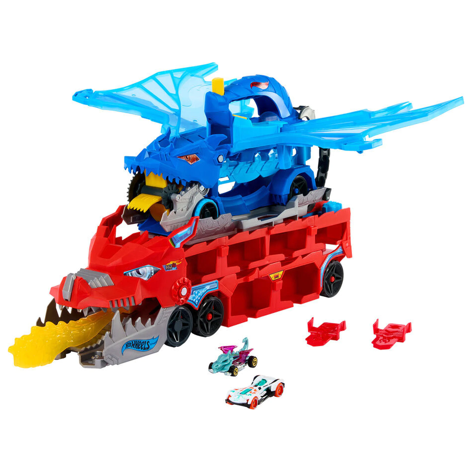 Hot Wheels Ultimate Dual Drachen Transporter Produktfoto