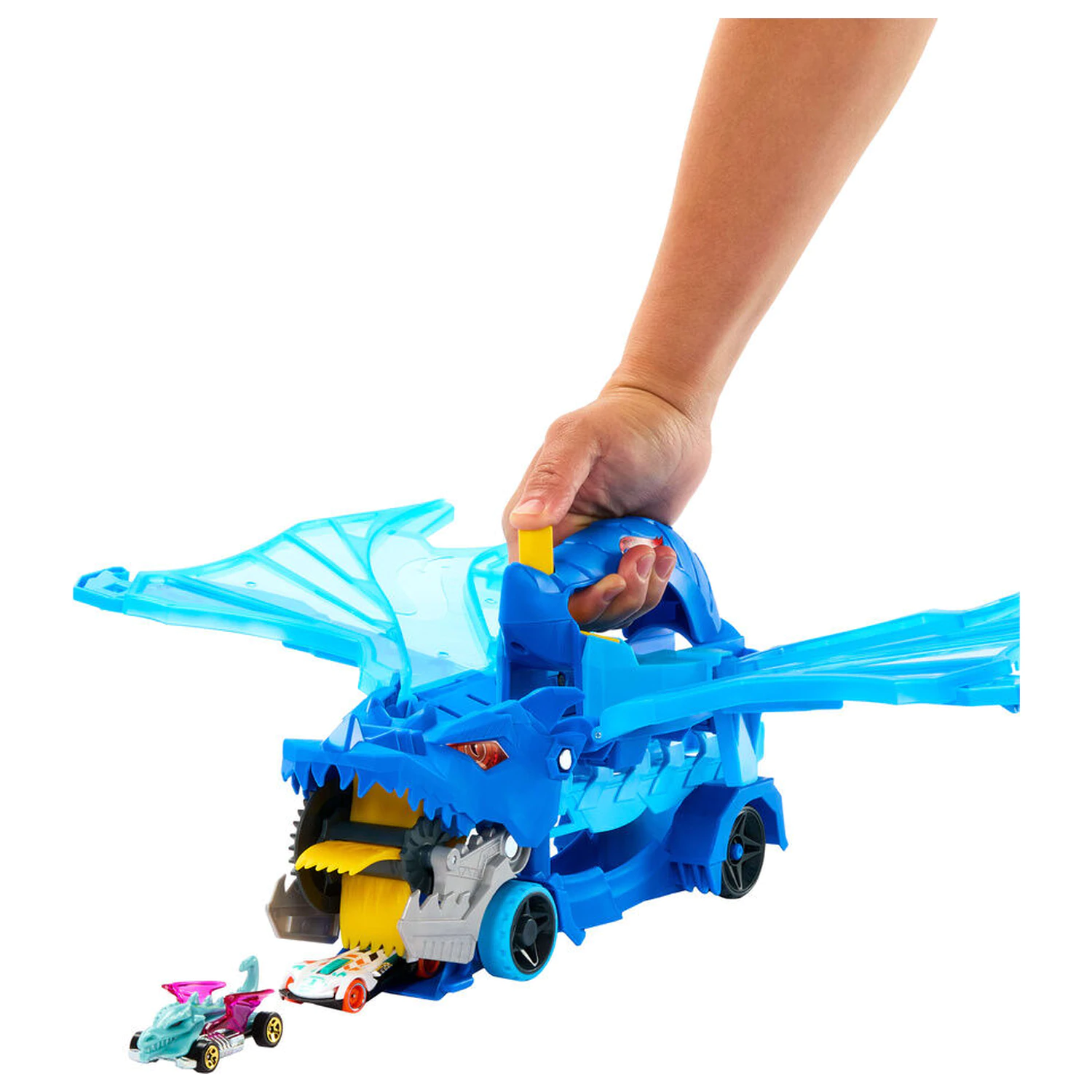 Hot Wheels Ultimate Dual Drachen Transporter Produktfoto