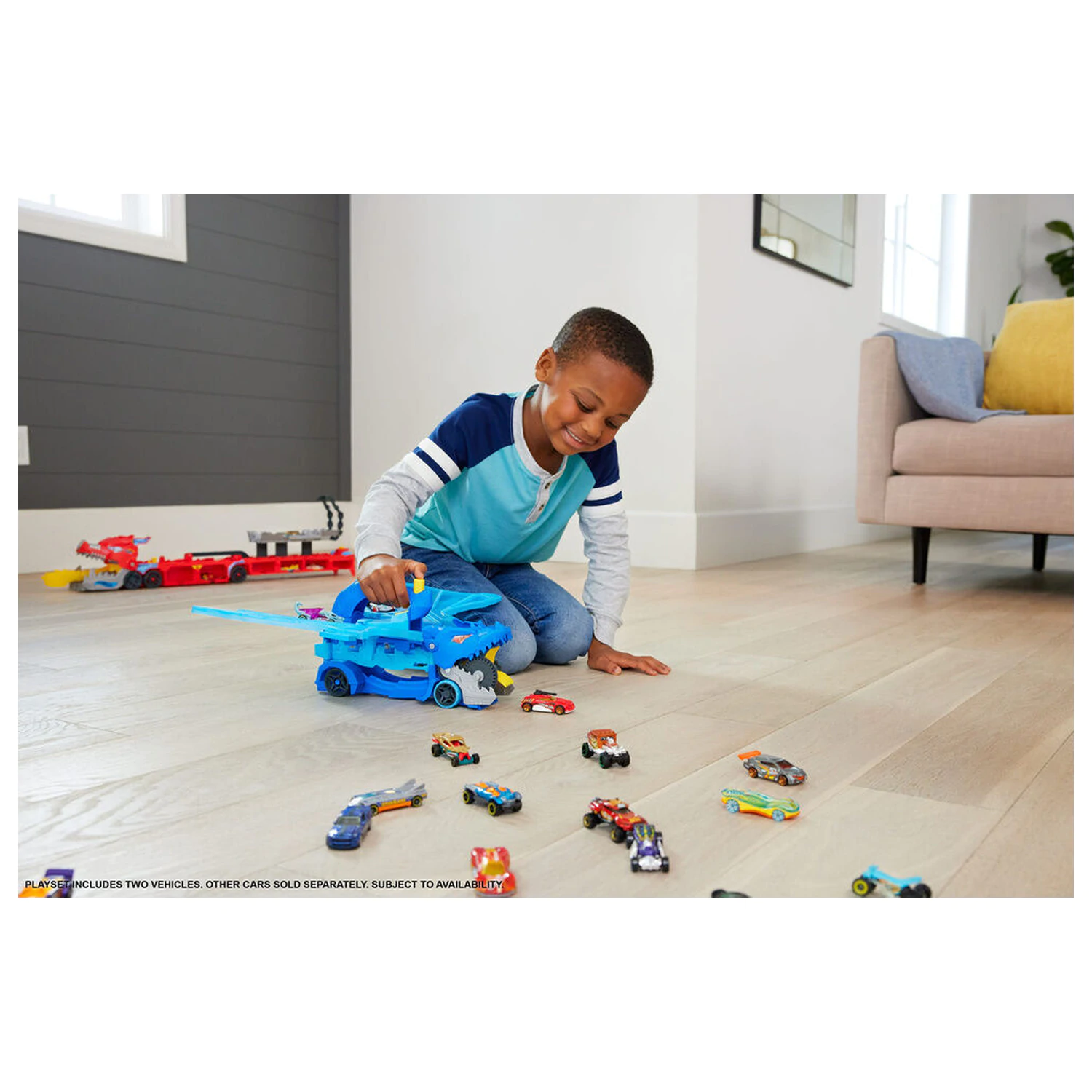 Hot Wheels Ultimate Dual Drachen Transporter Produktfoto