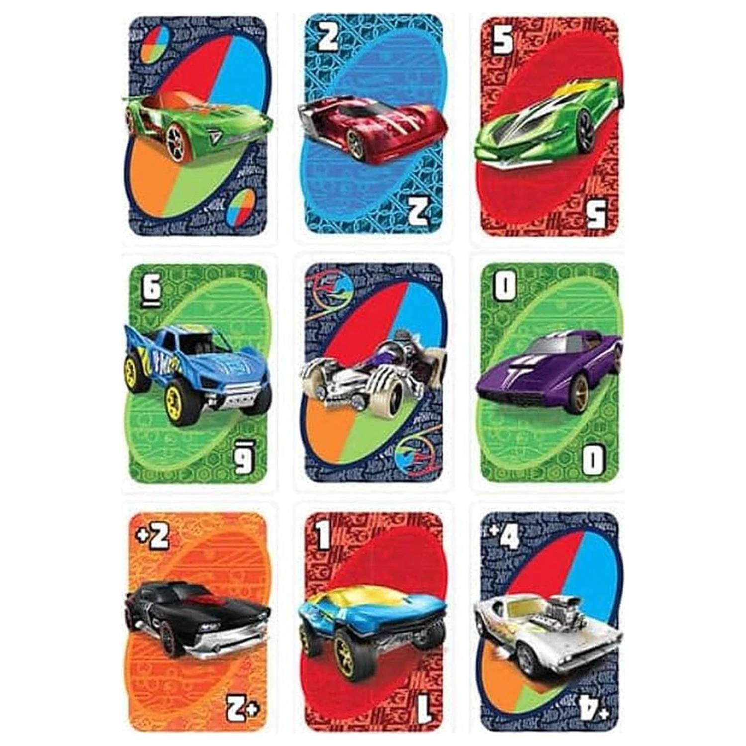 Hot Wheels UNO Kartenspiel Produktfoto