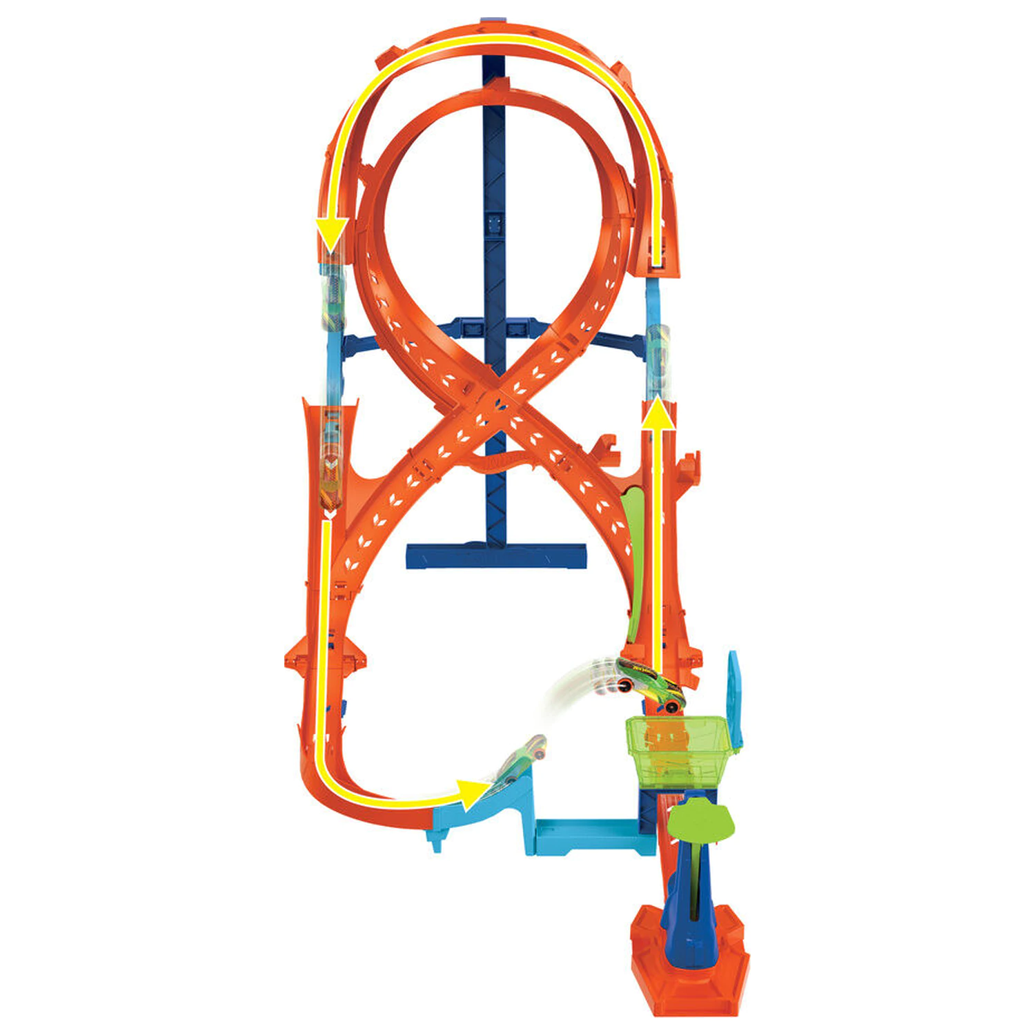 Hot Wheels Vertical 8 Sprungschanzen-Spielset Produktfoto