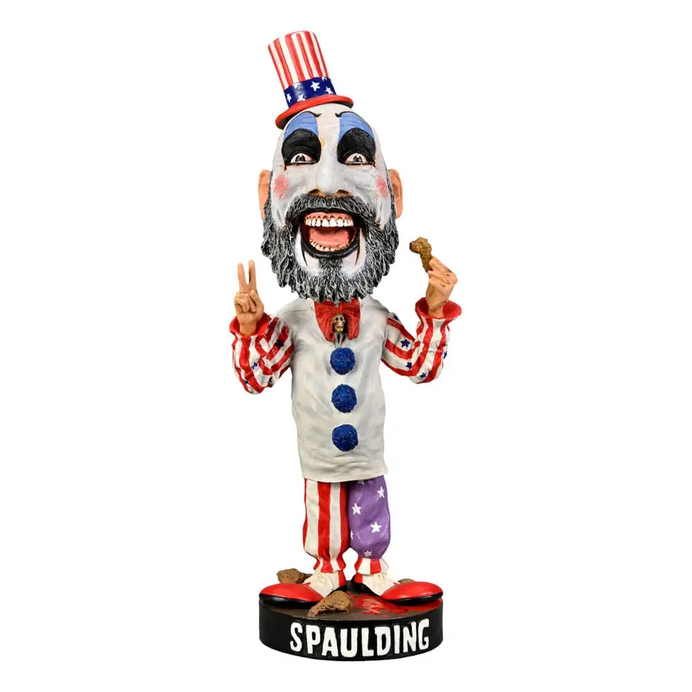 Haus der 1000 Leichen Head Knocker Wackelkopf-Figur Captain Spaulding 18 cm Produktfoto