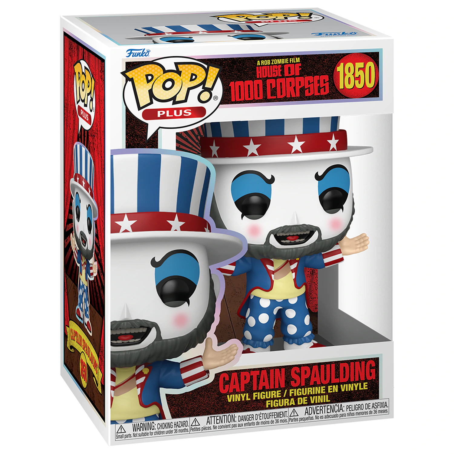 House of 1000 Corpses Funko POP! Plus Vinyl Figur Capt. Spaulding 9 cm Produktfoto
