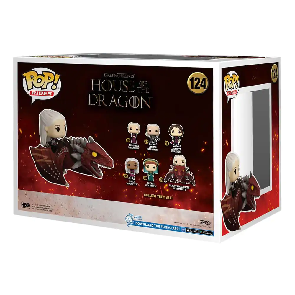 House of the Dragon Funko POP! Rides Deluxe Vinyl Figur Rhaenys Targaryen with Meleys 9 cm termékfotó