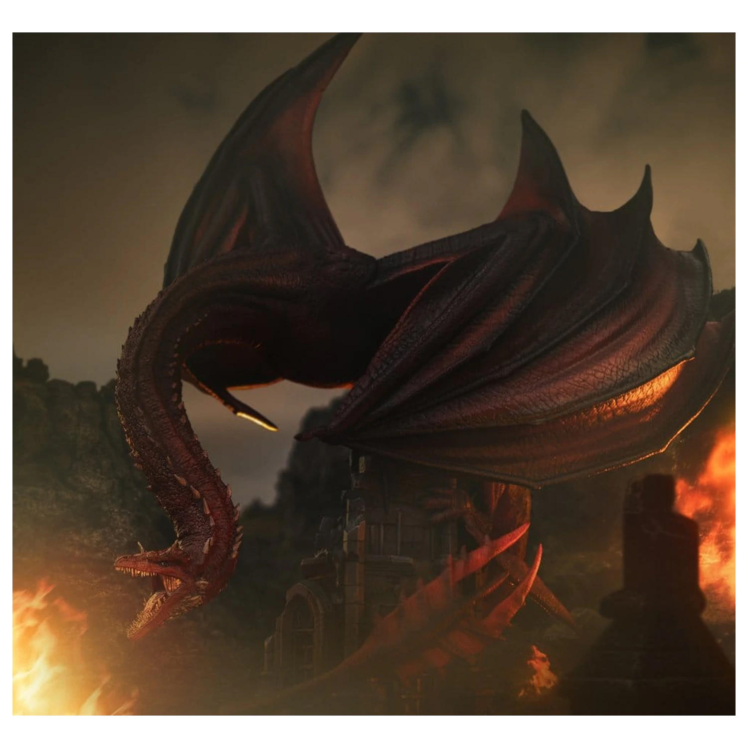 House of the Dragon Icons Statue Caraxes 36 cm Produktfoto