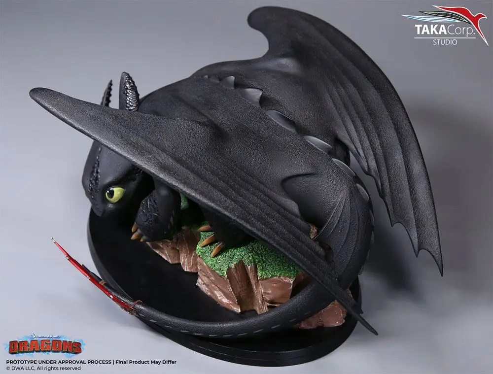 How To Train Your Dragon PVC Statue 1/8 Toothless 30 cm Produktfoto