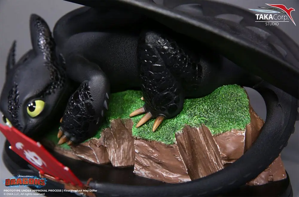 How To Train Your Dragon PVC Statue 1/8 Toothless 30 cm Produktfoto