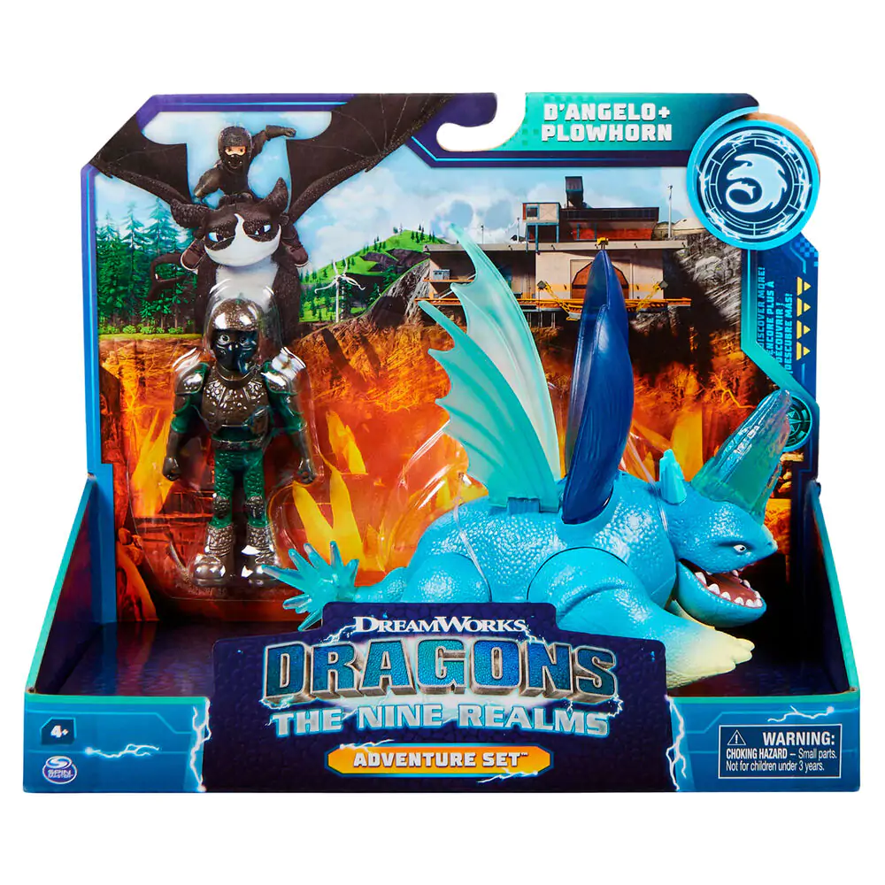 How to Train Your Dragon D Angelo y Plowhorn The Nine Realms 2er-Pack Figuren Produktfoto
