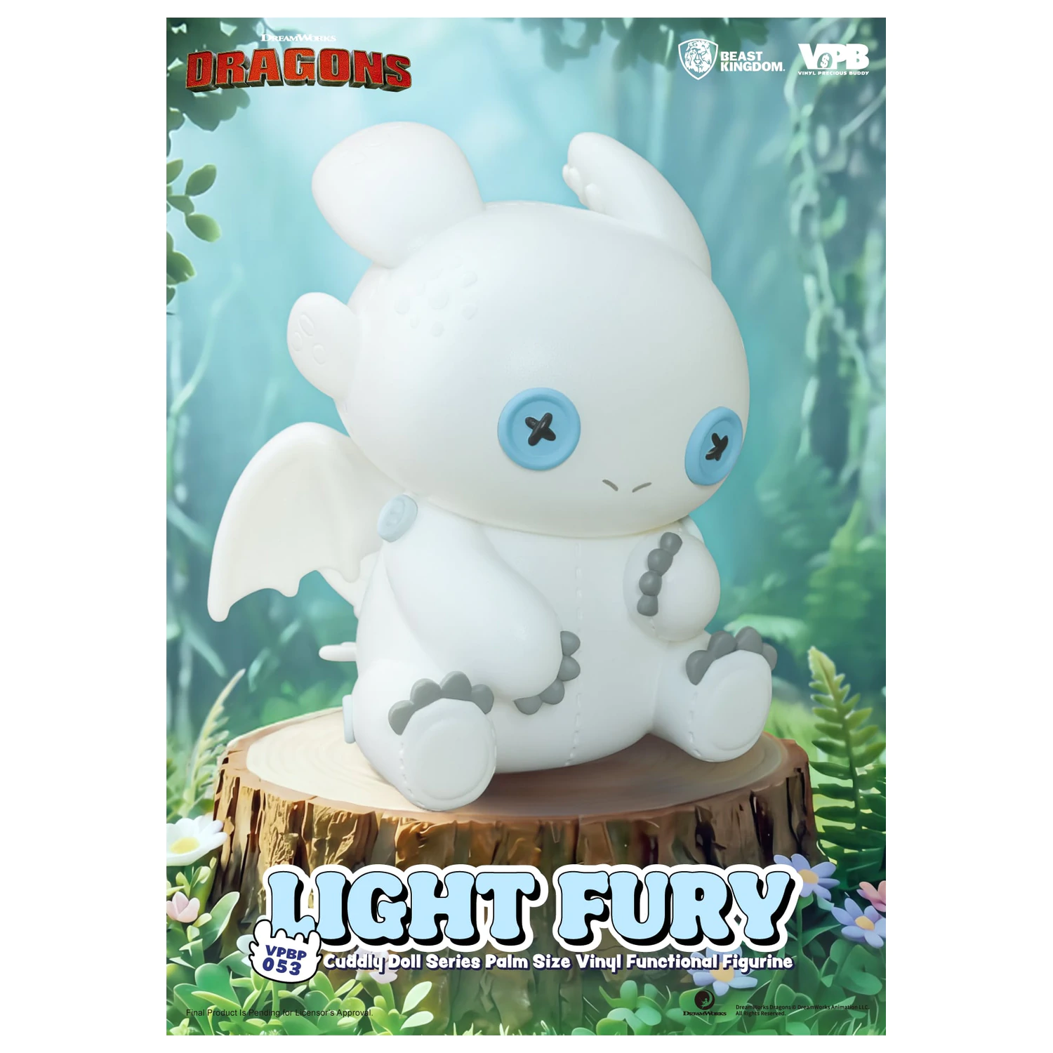How To Train Your Dragon Light Fury Spardose Vinyl Figur 11,2 cm Produktfoto