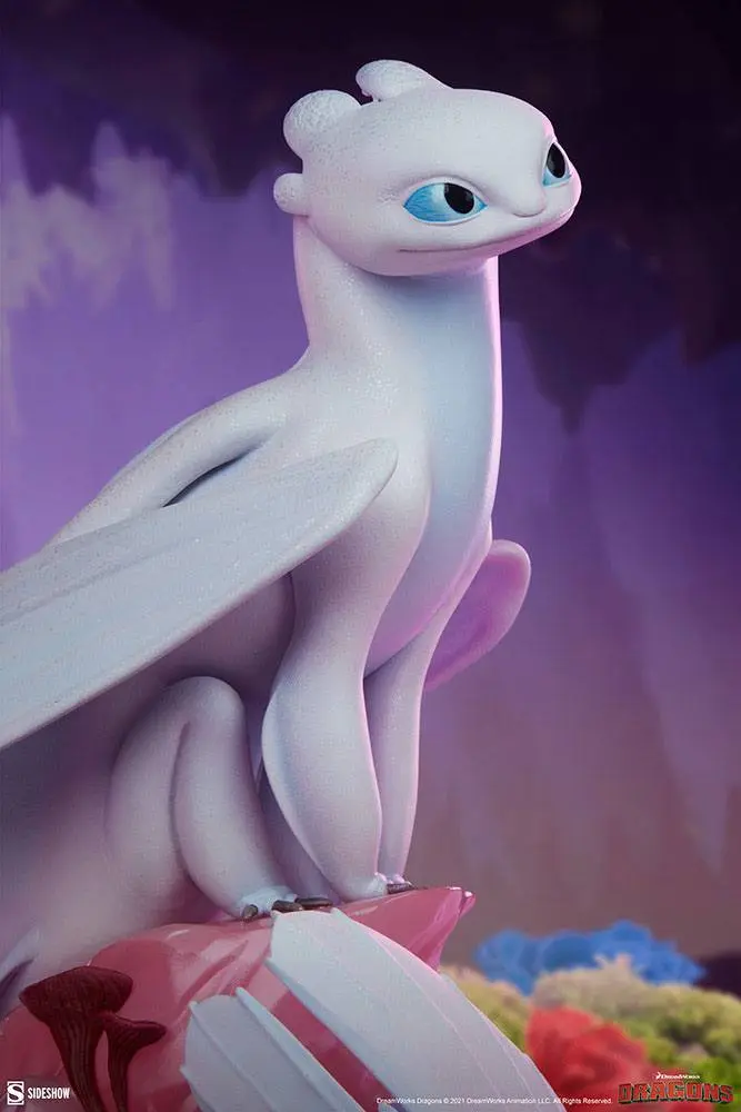 Drachenzähmen leicht gemacht Statue Light Fury 26 cm Produktfoto