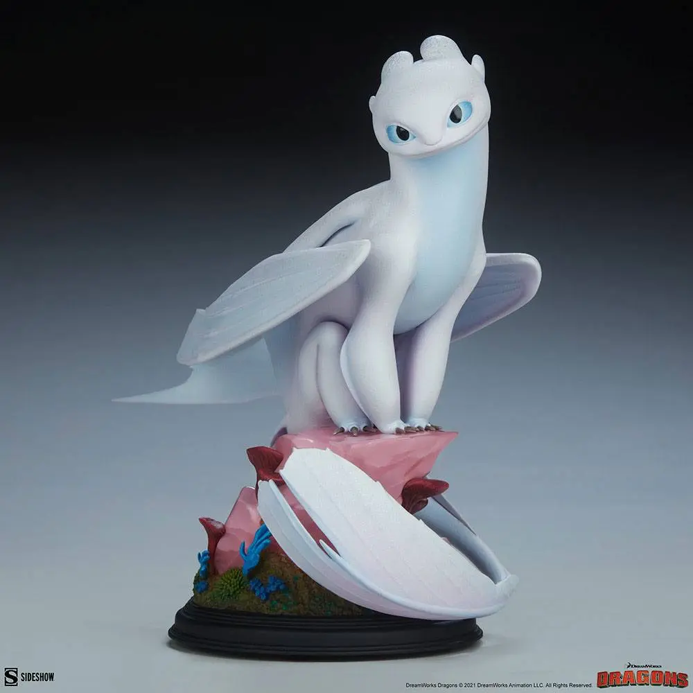 Drachenzähmen leicht gemacht Statue Light Fury 26 cm Produktfoto