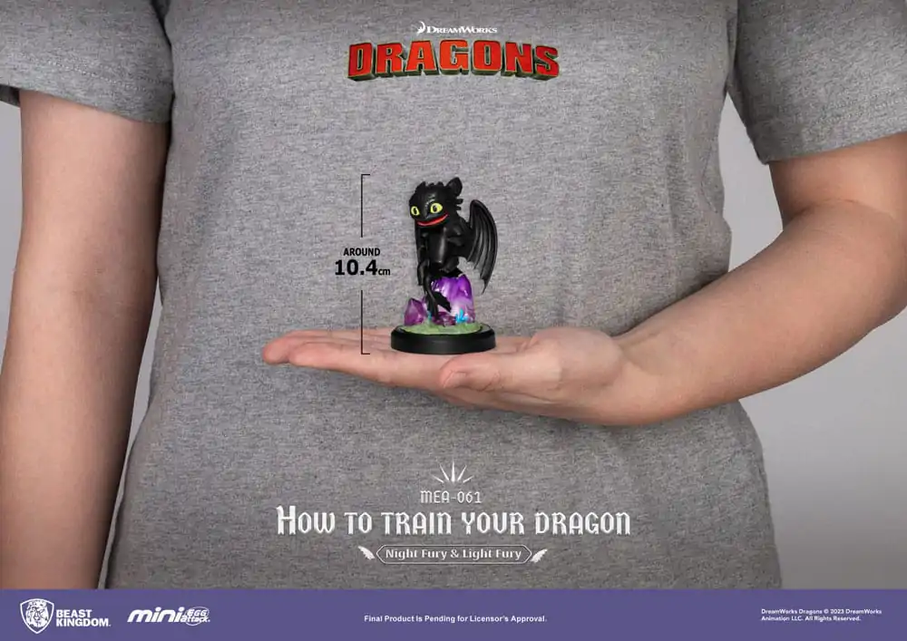 Drachenzähmen leicht gemacht Mini Egg Attack Figuren 2er-Pack Ohnezahn &amp; Tagschatten 10 cm Produktfoto