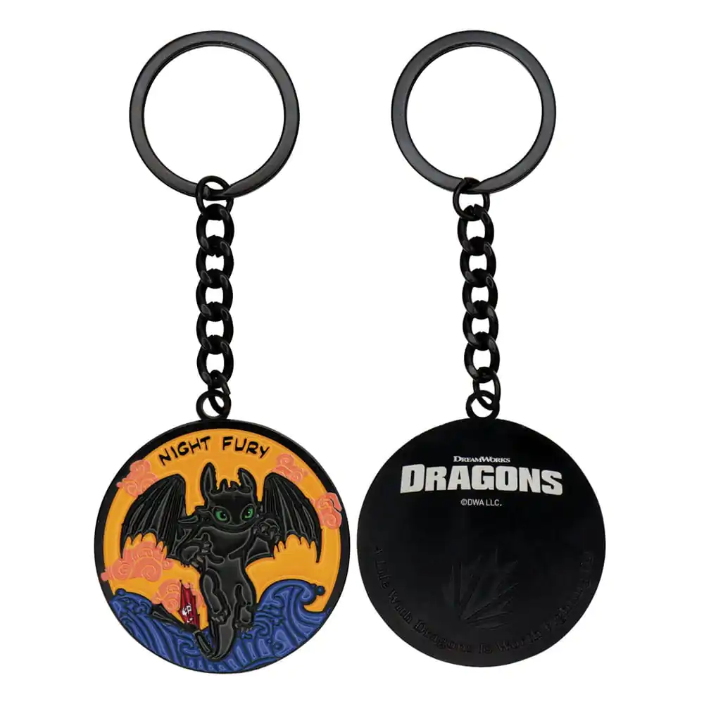 How to Train Your Dragon Schlüsselanhänger Night Fury Limitierte Edition Produktfoto
