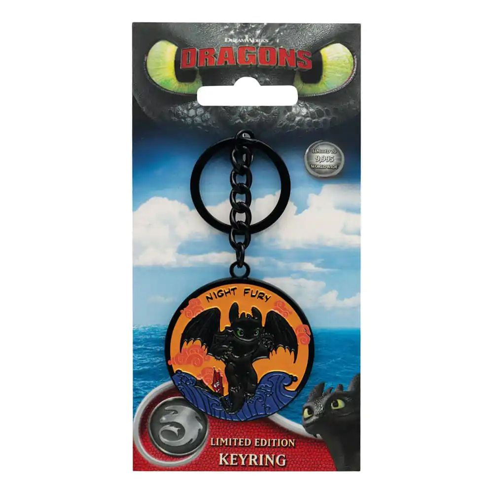 How to Train Your Dragon Schlüsselanhänger Night Fury Limitierte Edition Produktfoto