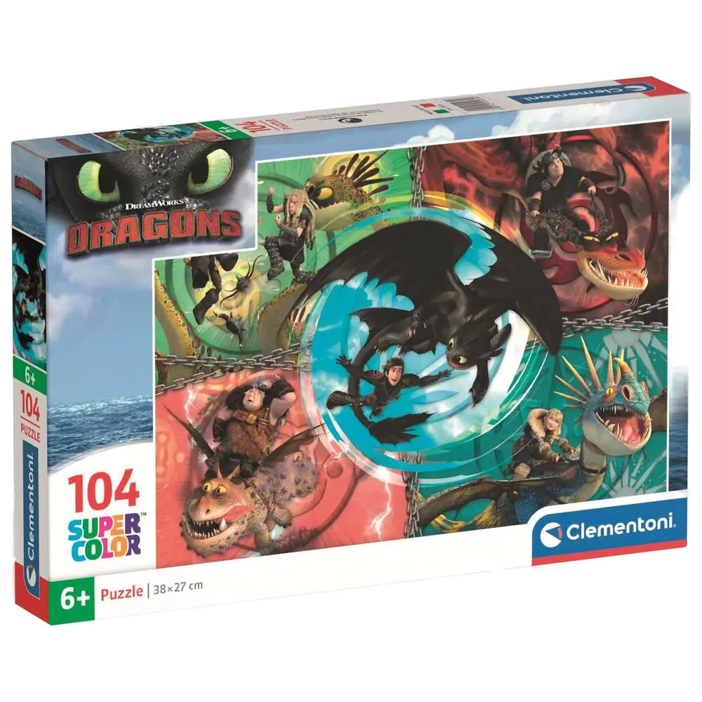 How to Train Your Dragon Puzzle 104St Produktfoto