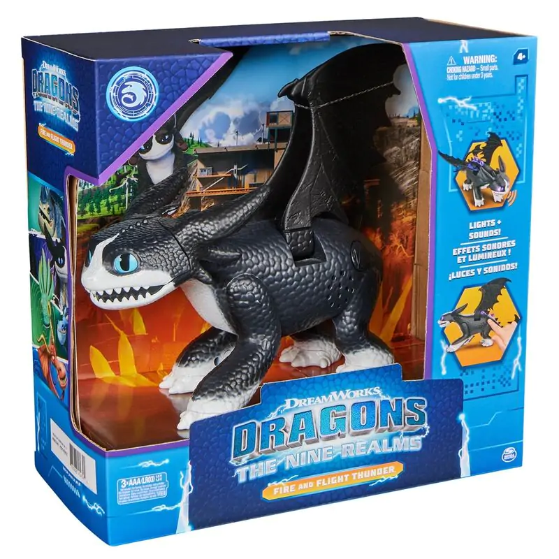 How to Train Your Dragon The Nine Realms Fire and Flight Thunder interaktive Figur Produktfoto