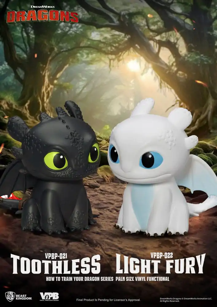 How To Train Your Dragon Spardose Vinyl Bank Light Fury 12 cm Produktfoto