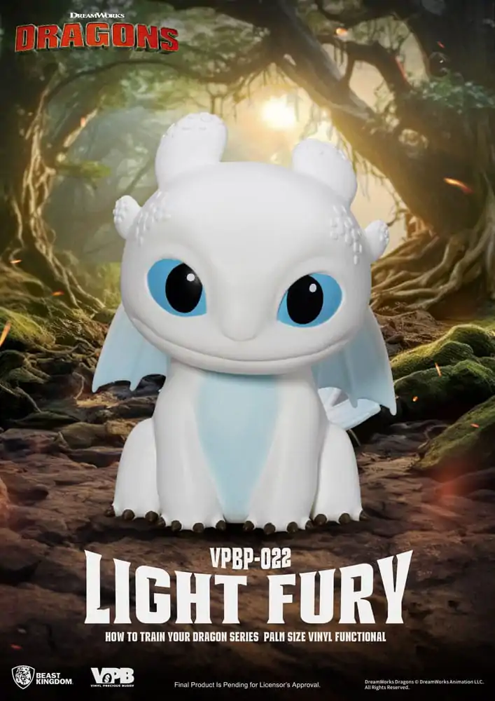 How To Train Your Dragon Spardose Vinyl Bank Light Fury 12 cm Produktfoto