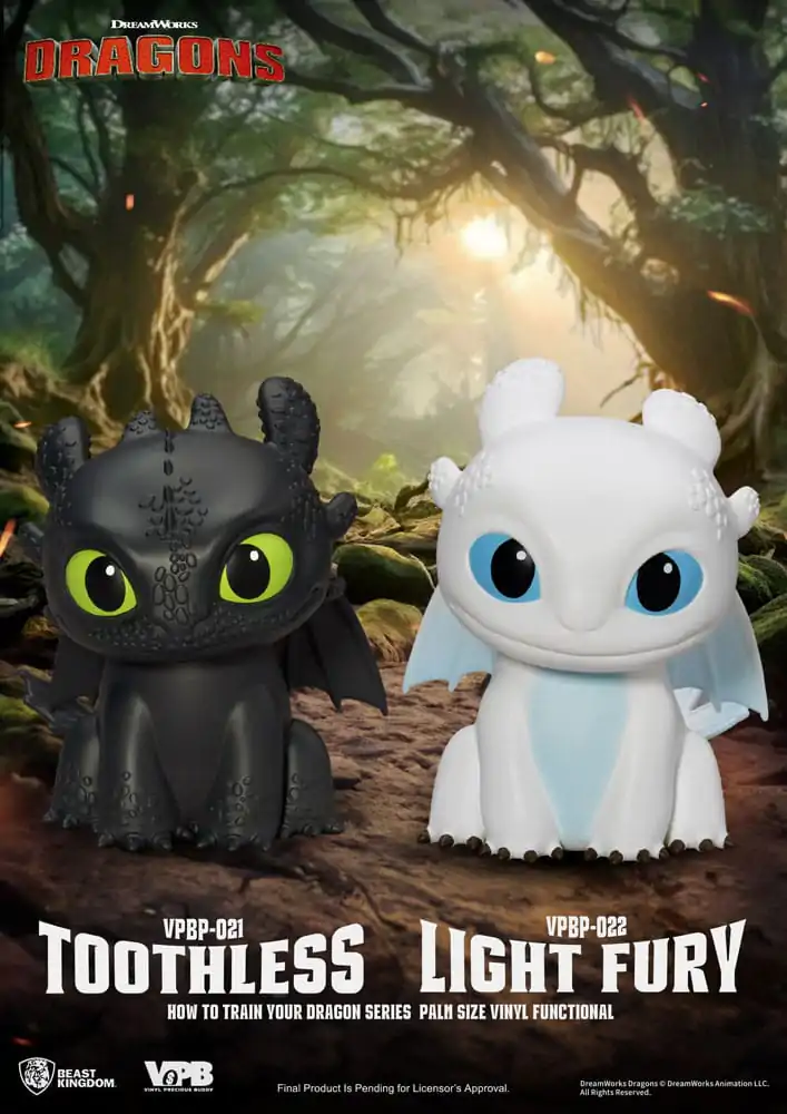 How To Train Your Dragon Spardose Vinyl Bank Light Fury 12 cm Produktfoto