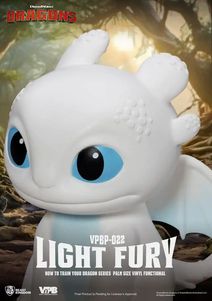 How To Train Your Dragon Spardose Vinyl Bank Light Fury 12 cm Produktfoto